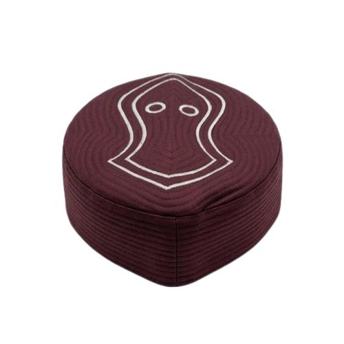 Ward al-Ghāmiq – Na'lain Embroidered Kufi | Kanz